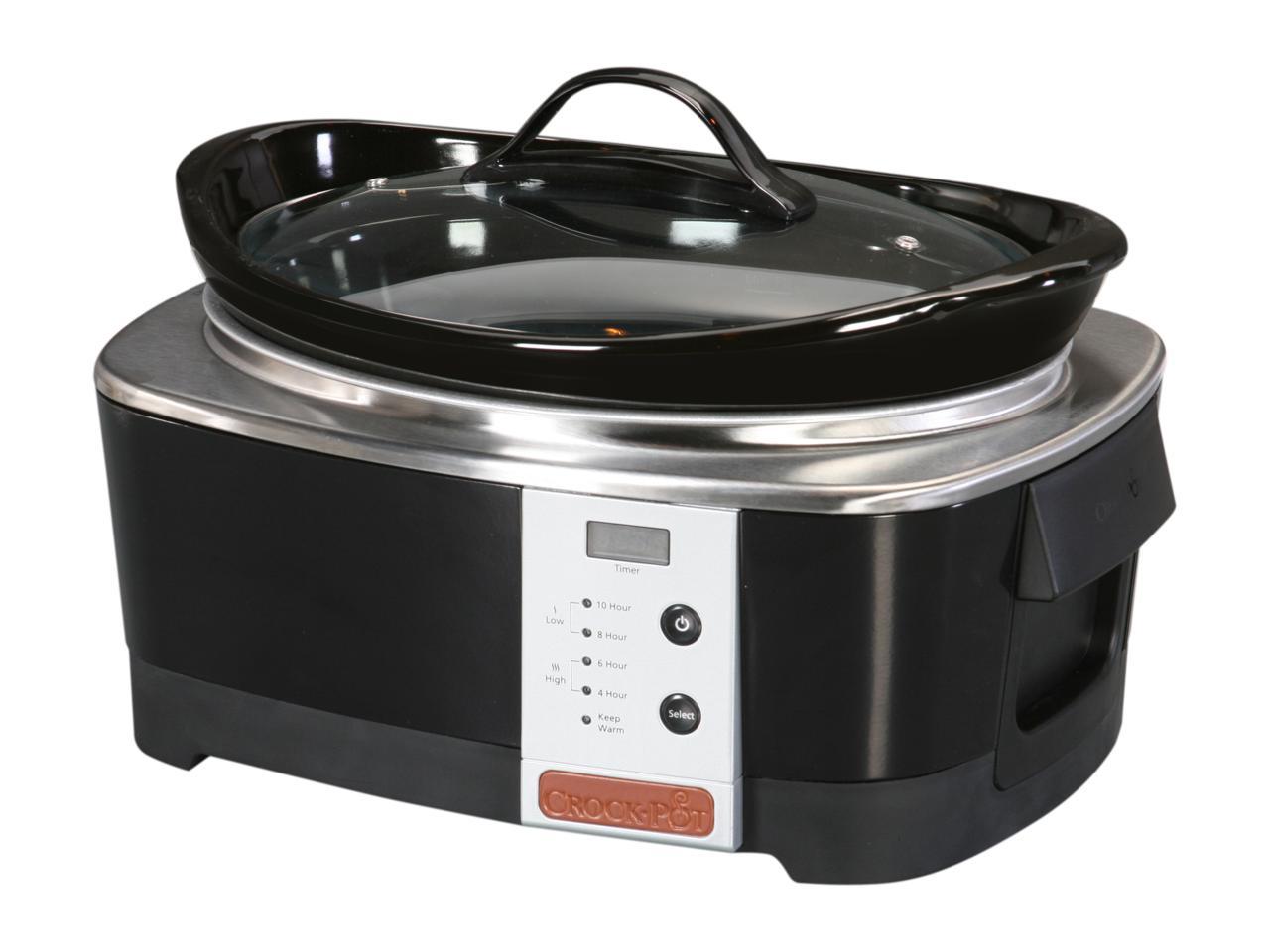 CROCKPOT SCCPQP600B Black Designer Series SmartPot