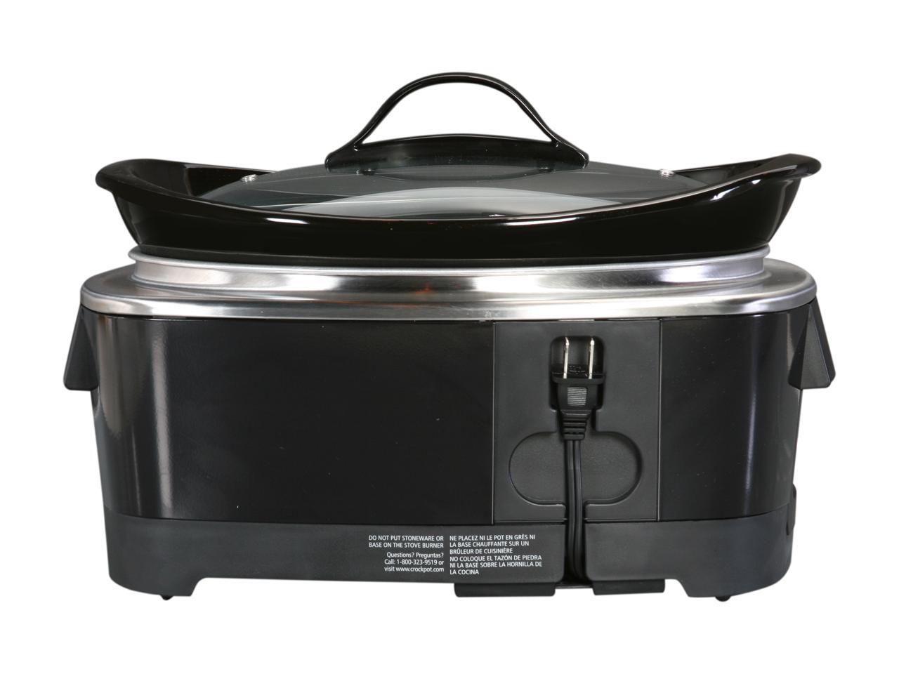 CROCKPOT SCCPQP600B Black Designer Series SmartPot