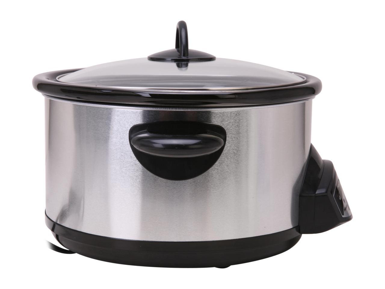 CROCKPOT SCRP500SP Stainless Steel 5 Qt. Programmable Slow Cooker