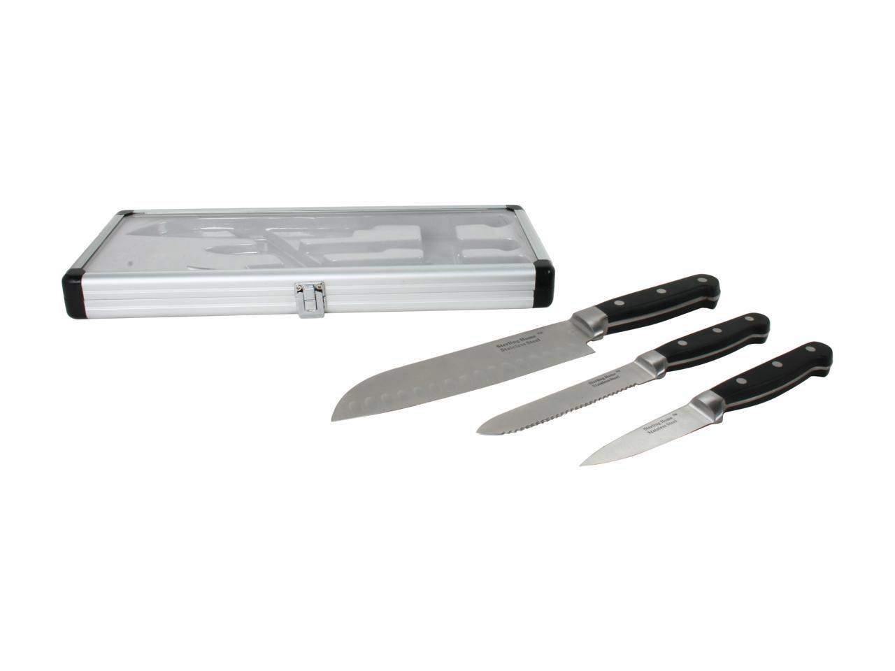 Sterling Home 8455SH 3piece Stainless Steel Knife Set