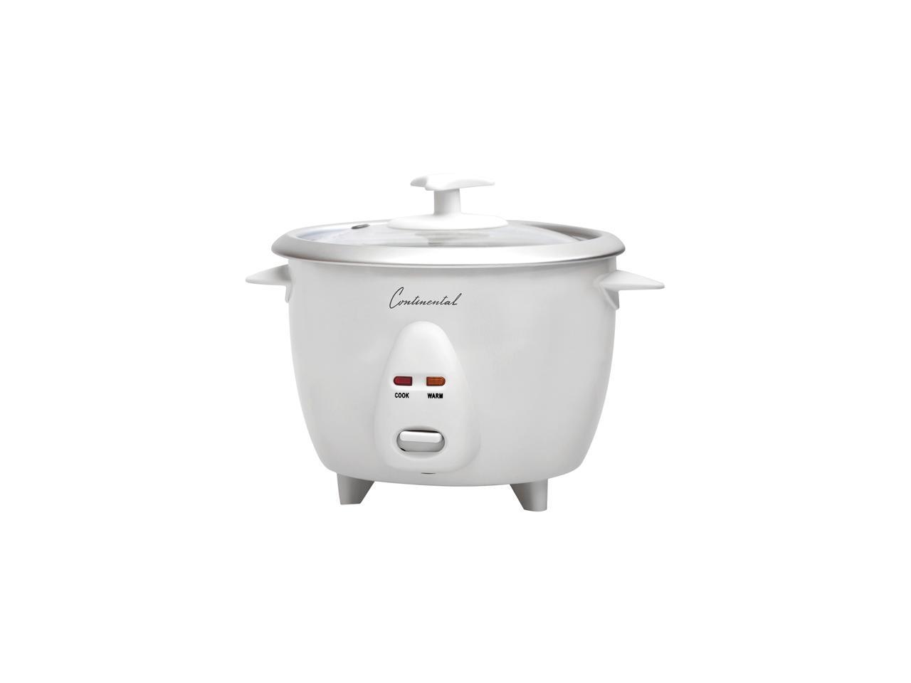 Continental Electric 6 Cup Rice Cooker, White CE23201 Newegg.ca