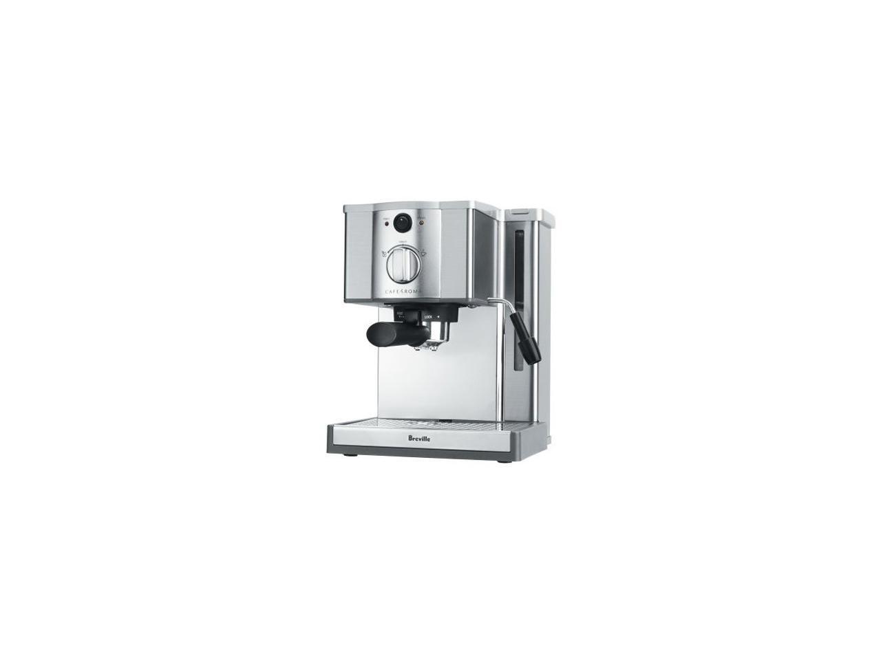 Refurbished Breville XXESP8XL Café Roma Espresso Maker Stainless steel