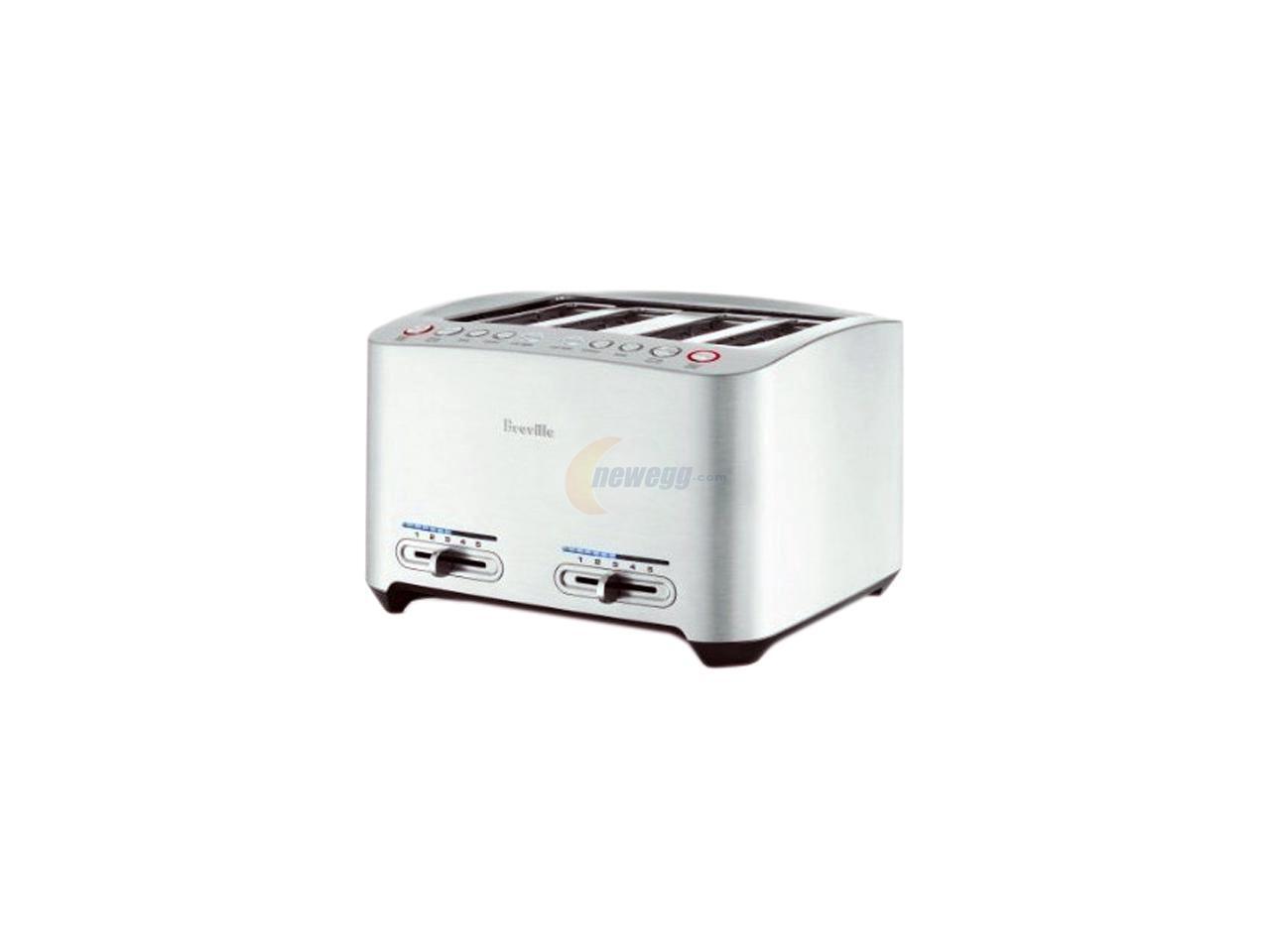 Breville BTA840XL Silver 4slice DieCast Smart Toaster