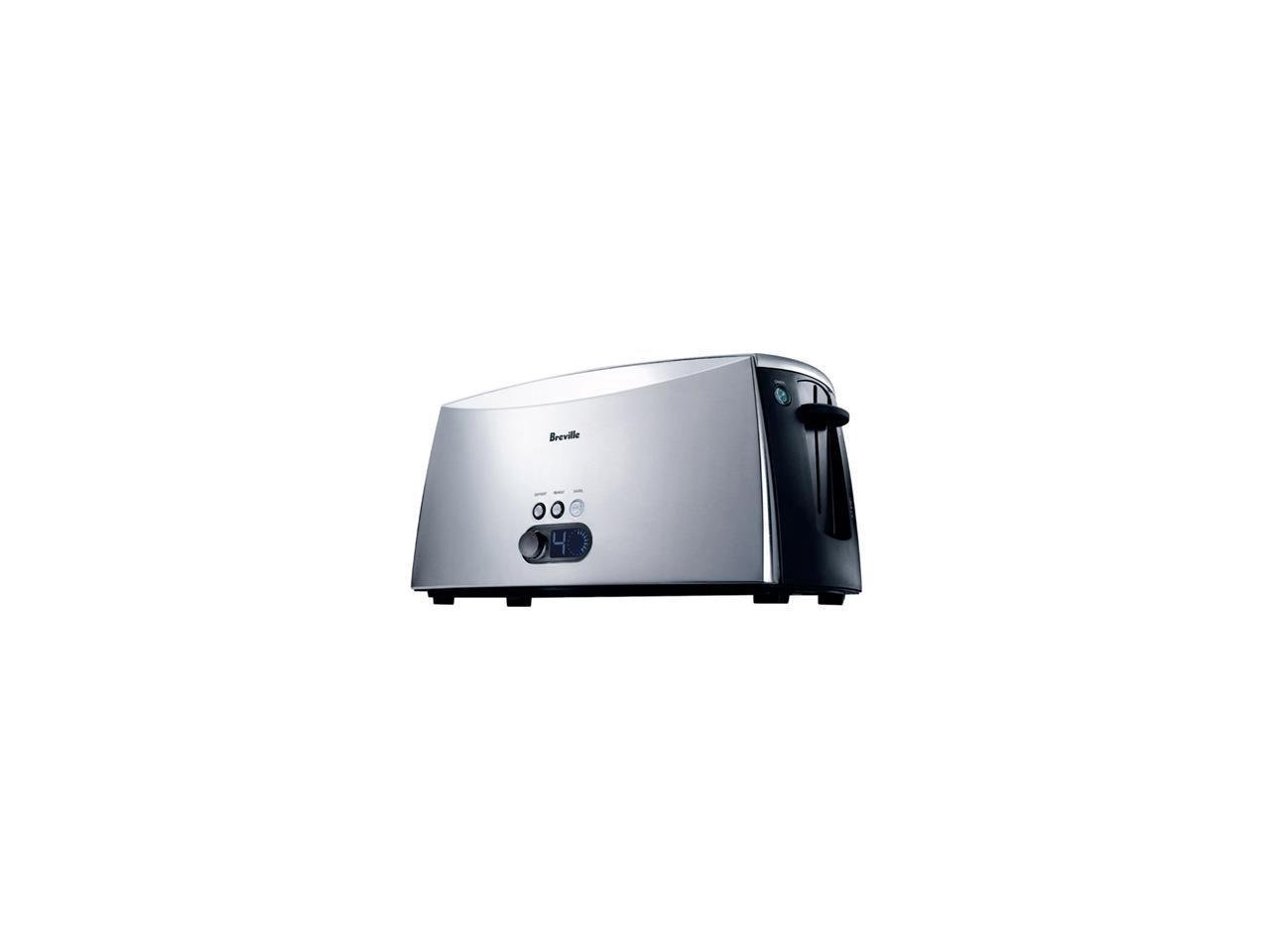 Breville Ct75xl Brushed Stainless Ikon 4 Slice Electric Toaster 5777