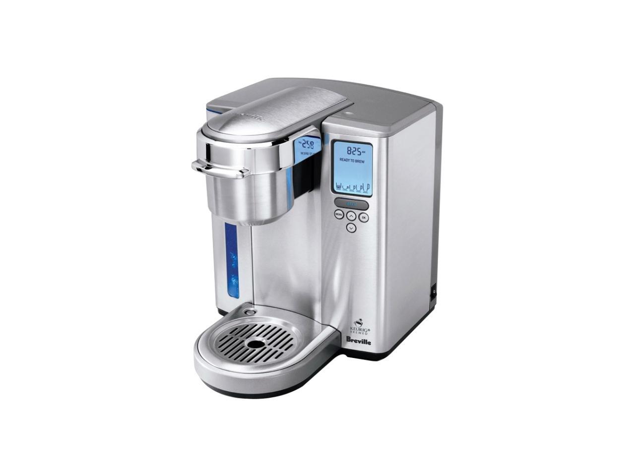 Breville BKC700XL Chrome Gourmet SingleServe Coffeemaker with Iced