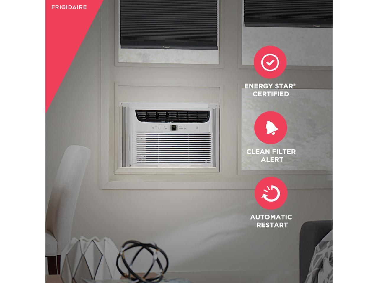 Frigidaire FHWW123WBE Energy Star 12,000 BTU 115V Cool Connect Smart