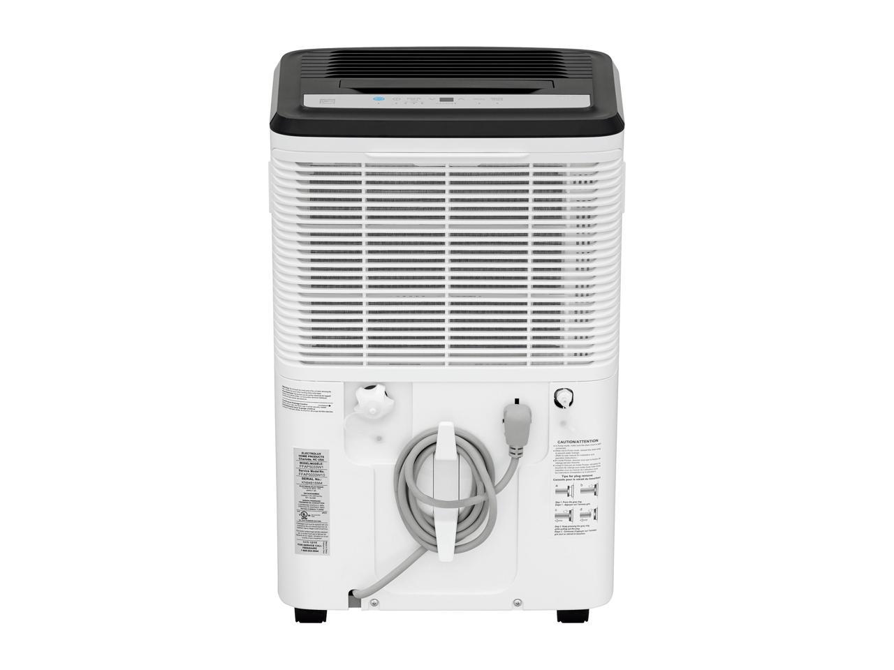 Frigidaire FFAP5033W1 High Humidity 50 Pint Capacity Dehumidifier with