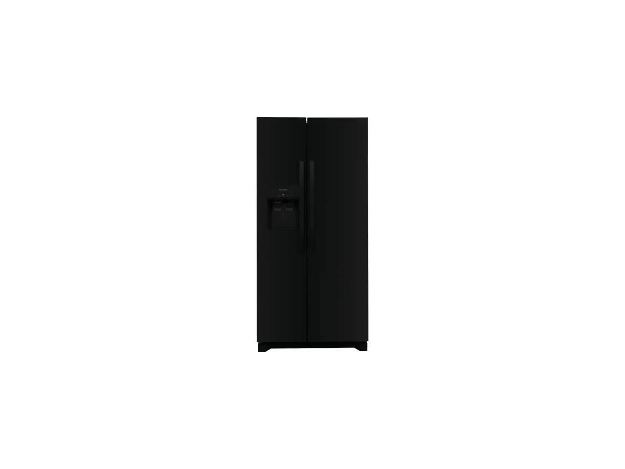 Frigidaire FRSS2323AB 22.3 Cu. Ft. 33 inch Standard Depth Side by Side Refrigerator Black