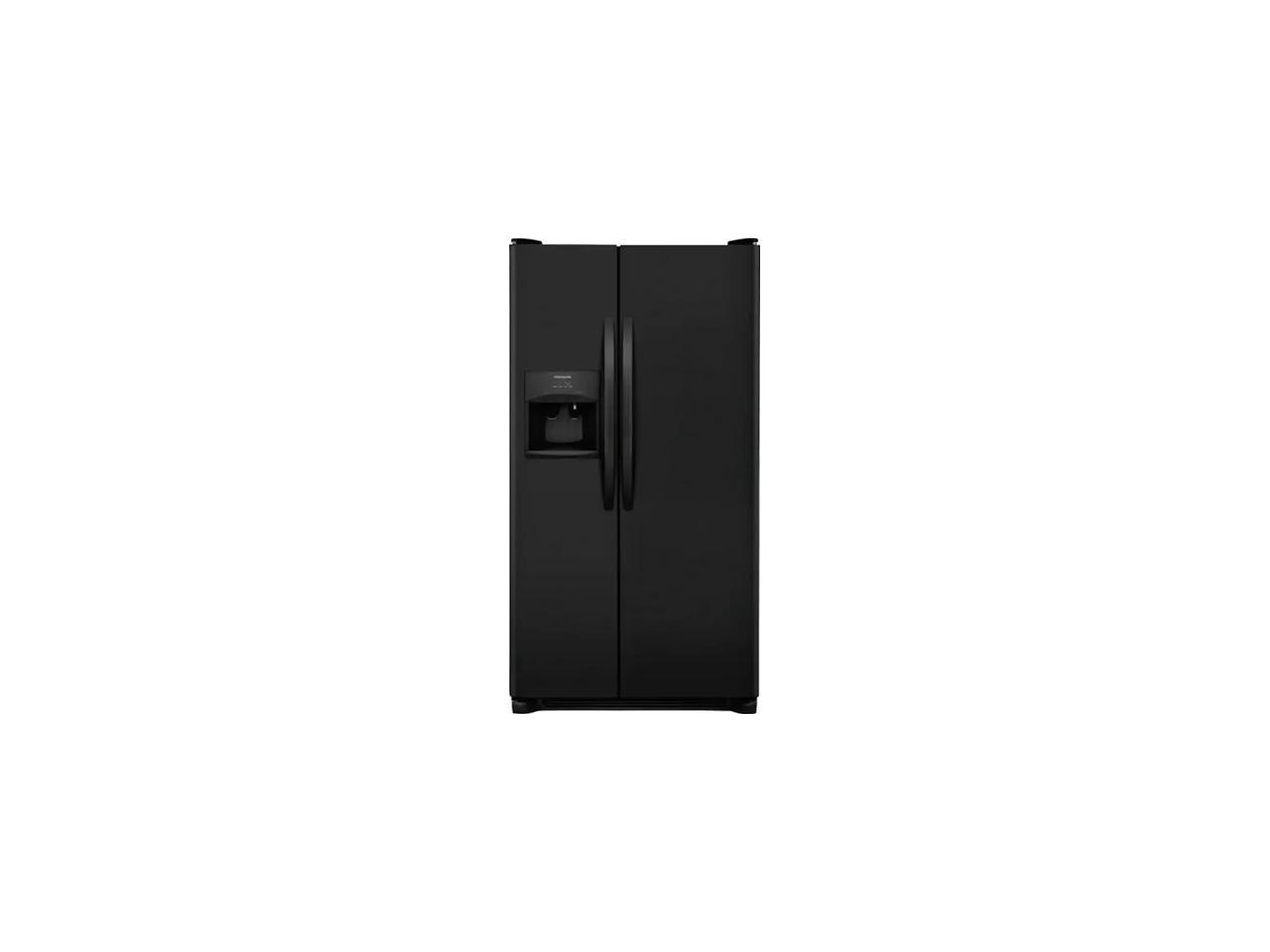 Frigidaire FRSS2623AB 25.5 Cu. Ft. SidebySide Refrigerator Black