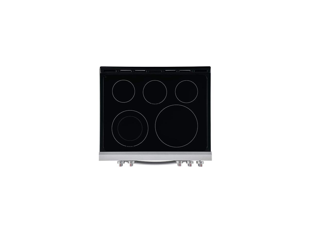 Frigidaire FFEH3054US 30'' Front Control Freestanding Electric Range ...