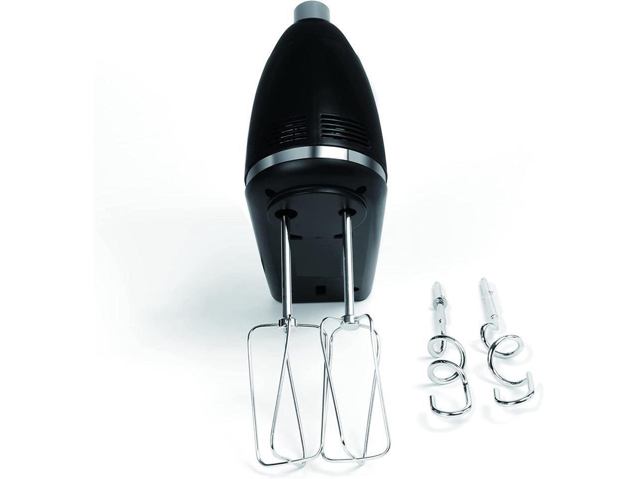 FRIGIDAIRE Hand Mixer Whisk with Chrome Beater, Dough Hook, 5 Speed