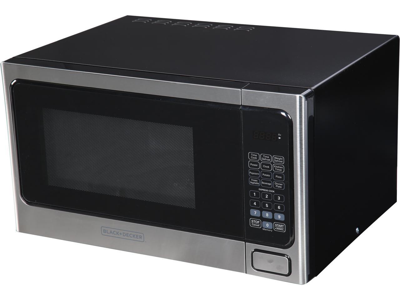 Black & Decker EM031MABX1 1.1 cu. ft. 1000W Microwave Oven, Stainless