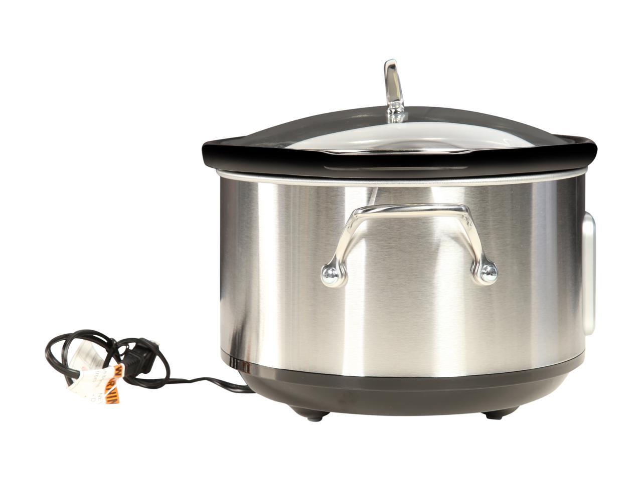 Midea 6.5 Qt. Slow Cooker with 16 oz. Warmer Crock MSC1765DIP