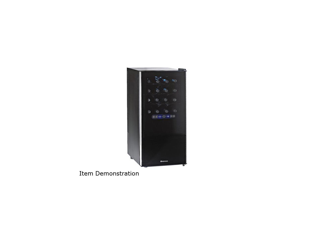 Wine Enthusiast 272 03 32 Silent 32 Bottle Dual Zone Touchscreen Wine