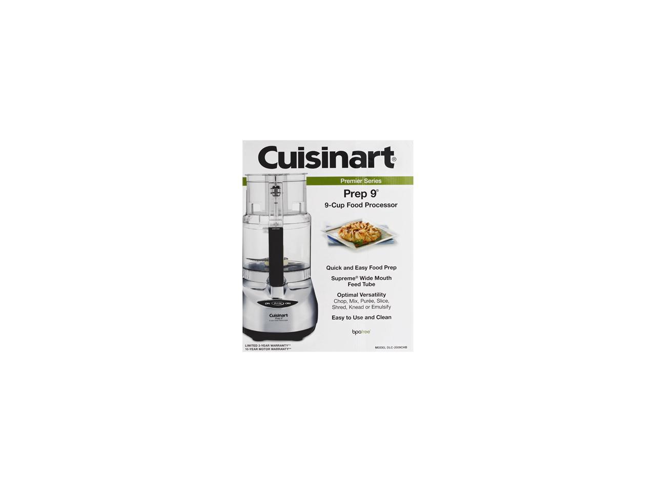 Cuisinart DLC2009CHBMY Prep 9 9Cup Food Processor, Brushed Stainless