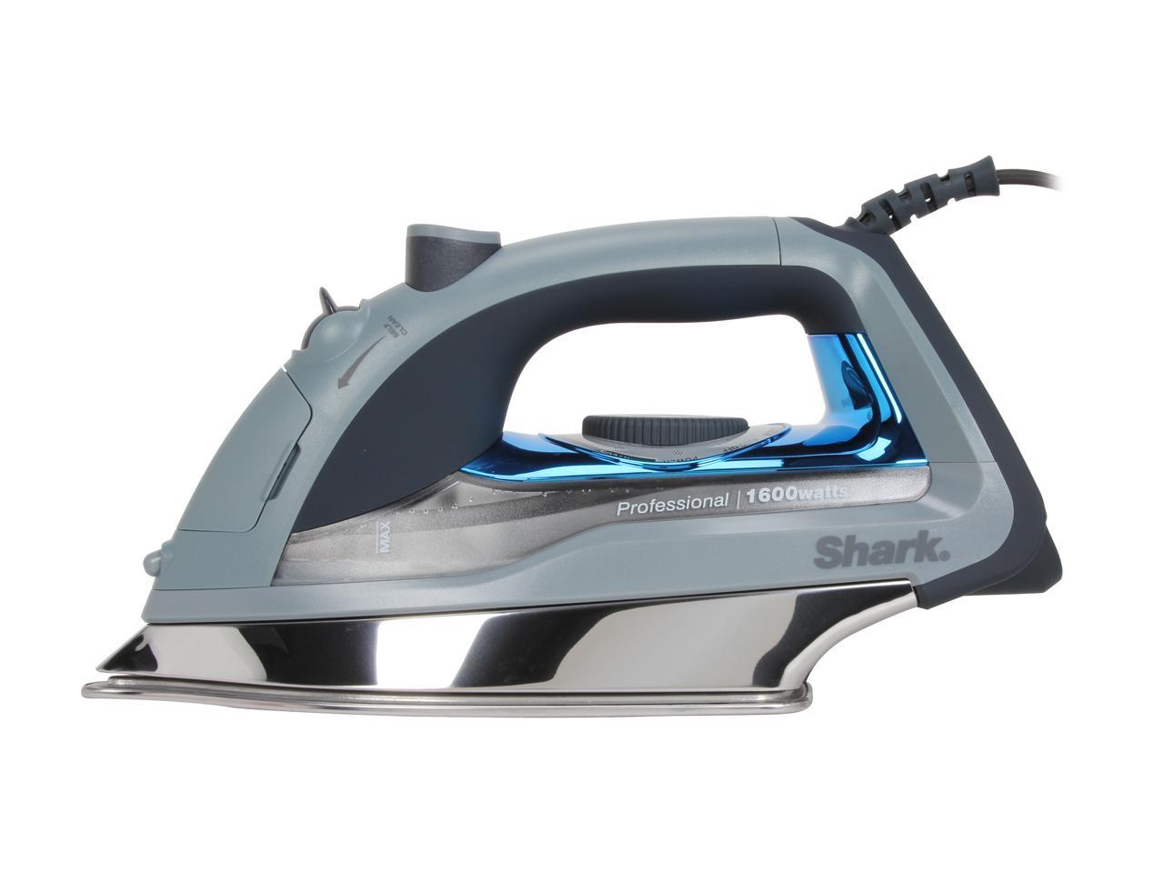 Shark Professional Steam Power Iron Certified Refurbished GI405 1,600 Watts with 8” premium stainless-steel soleplate with Smooth Glide 