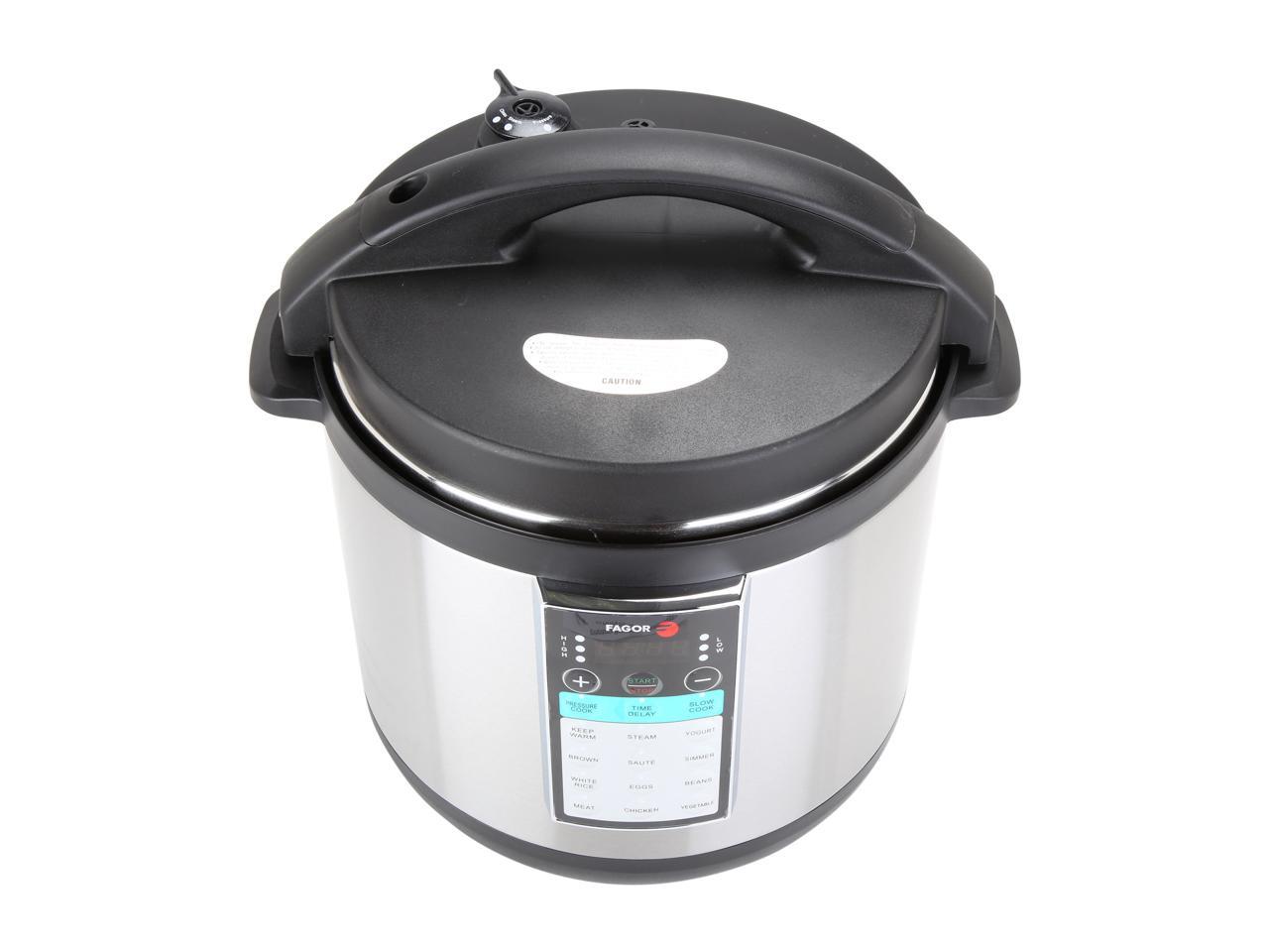 Fagor 976010395 LUX MAX MultiCooker, 8 Quart, Silver