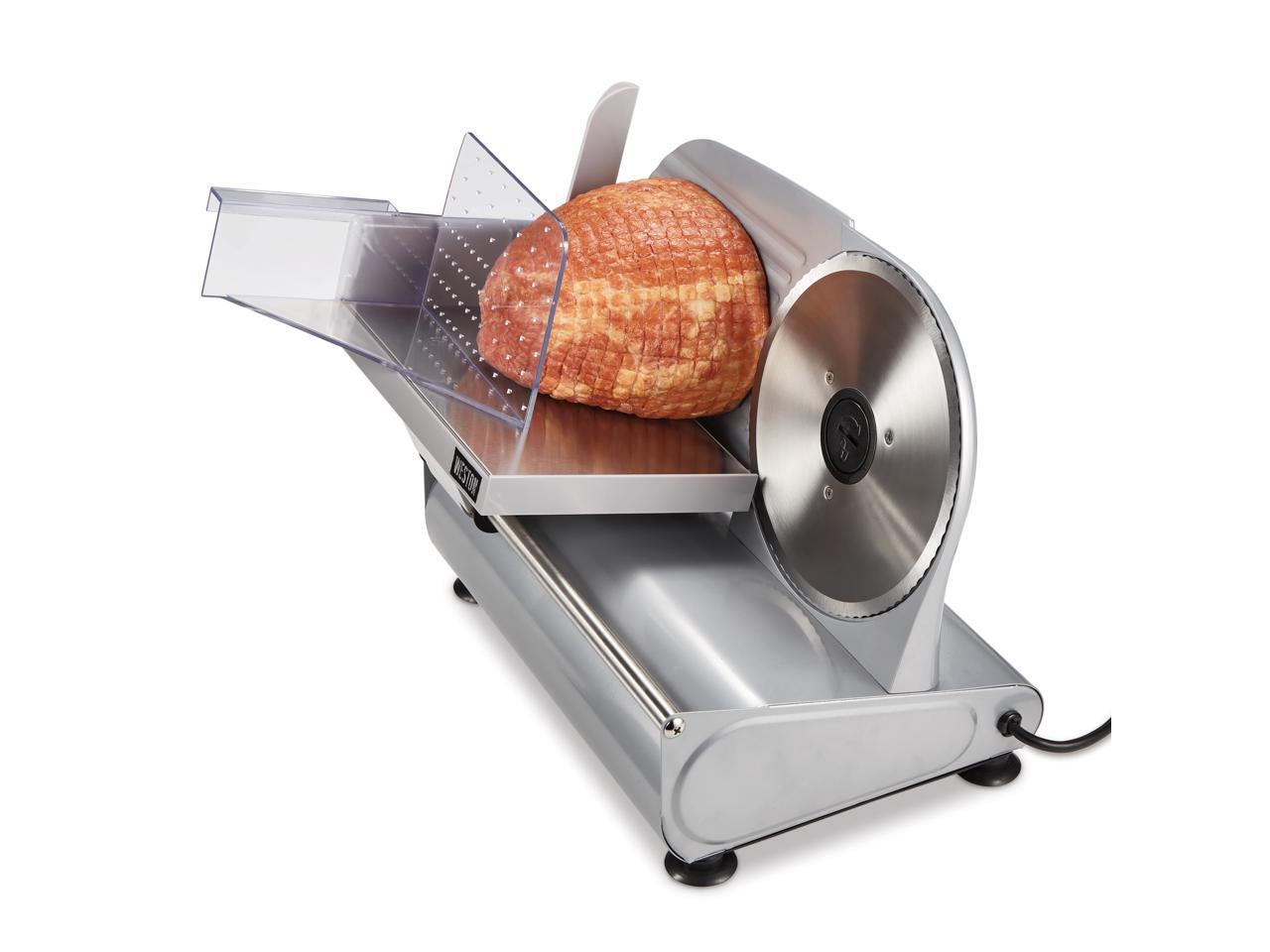 Weston 610750W Silver 7.5" Meat Slicer