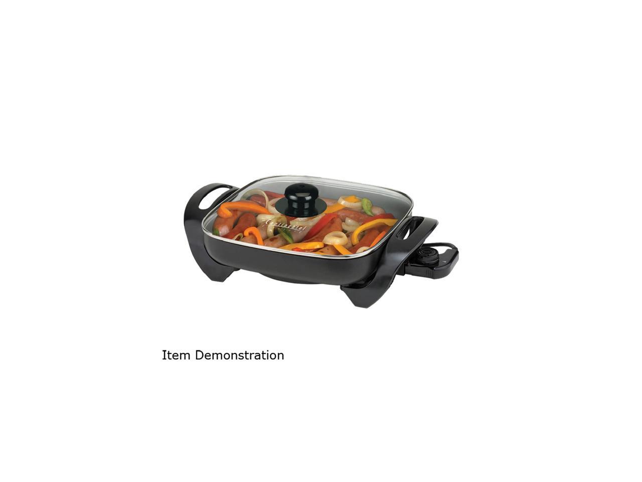 Continental Electric 12inch Electric Skillet, Black CE23741