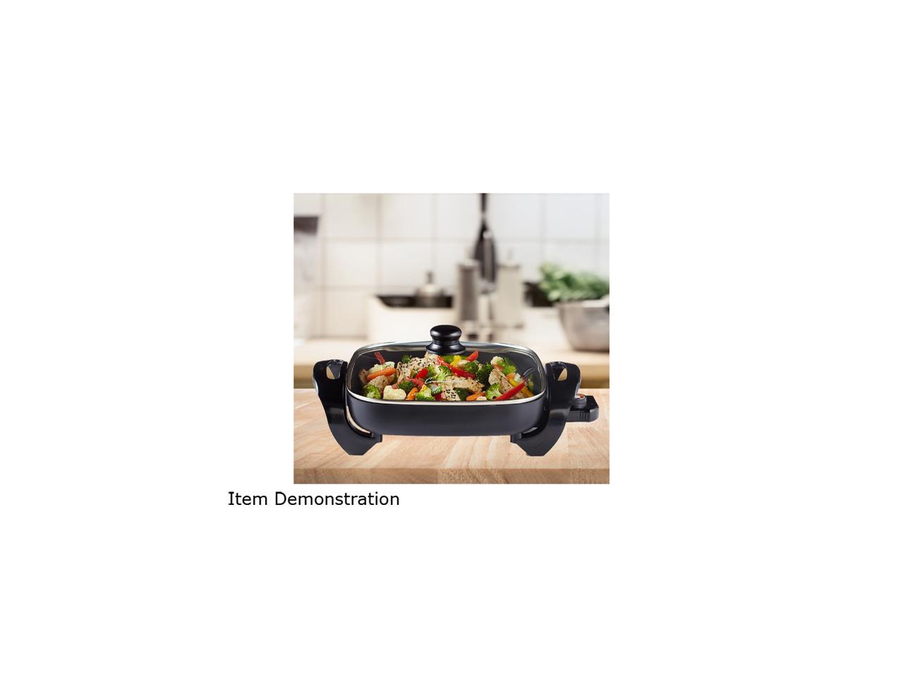 Continental Electric 12inch Electric Skillet, Black CE23741