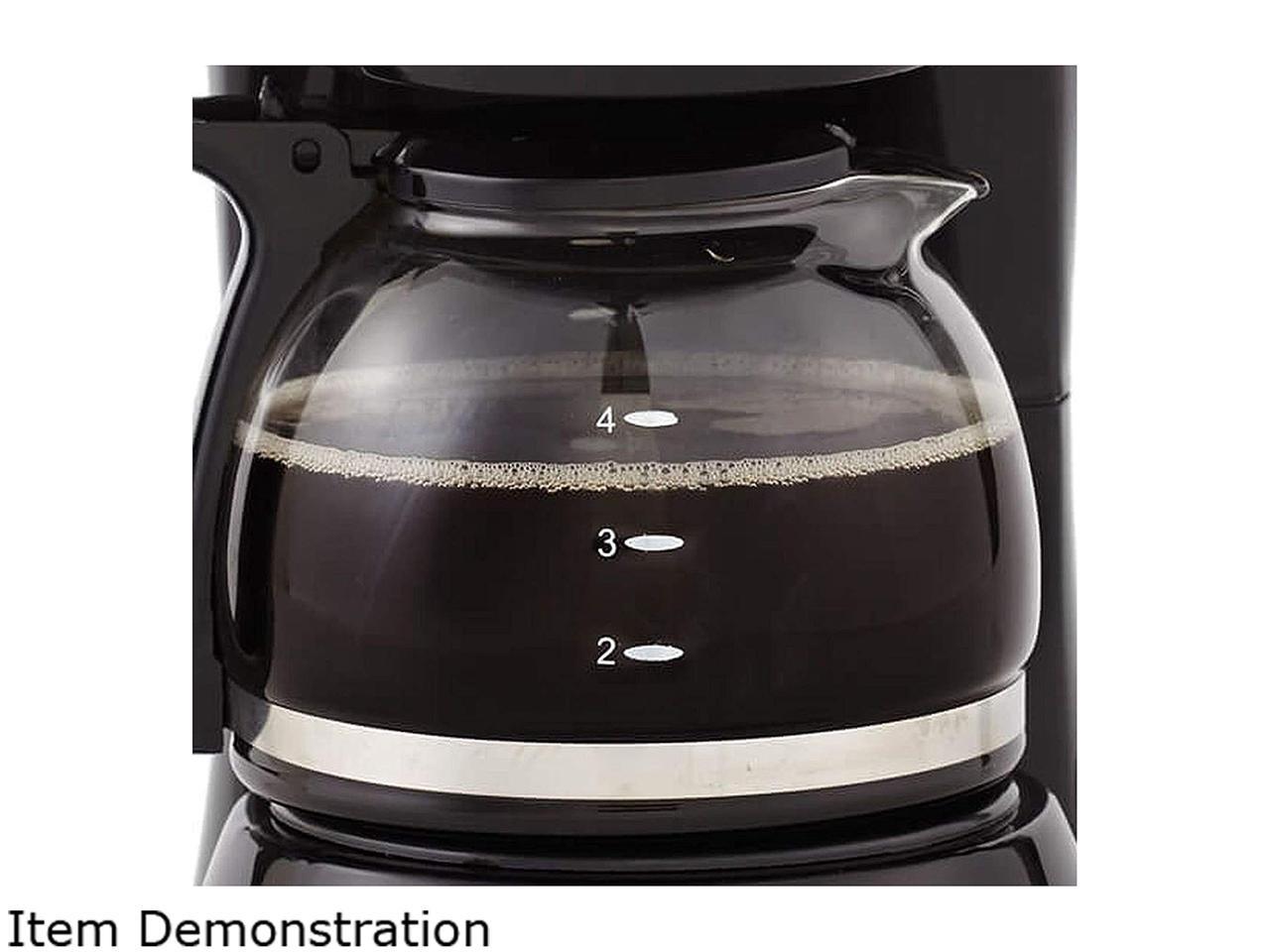 Continental Electric 4Cup Coffee Maker, Black CE23659