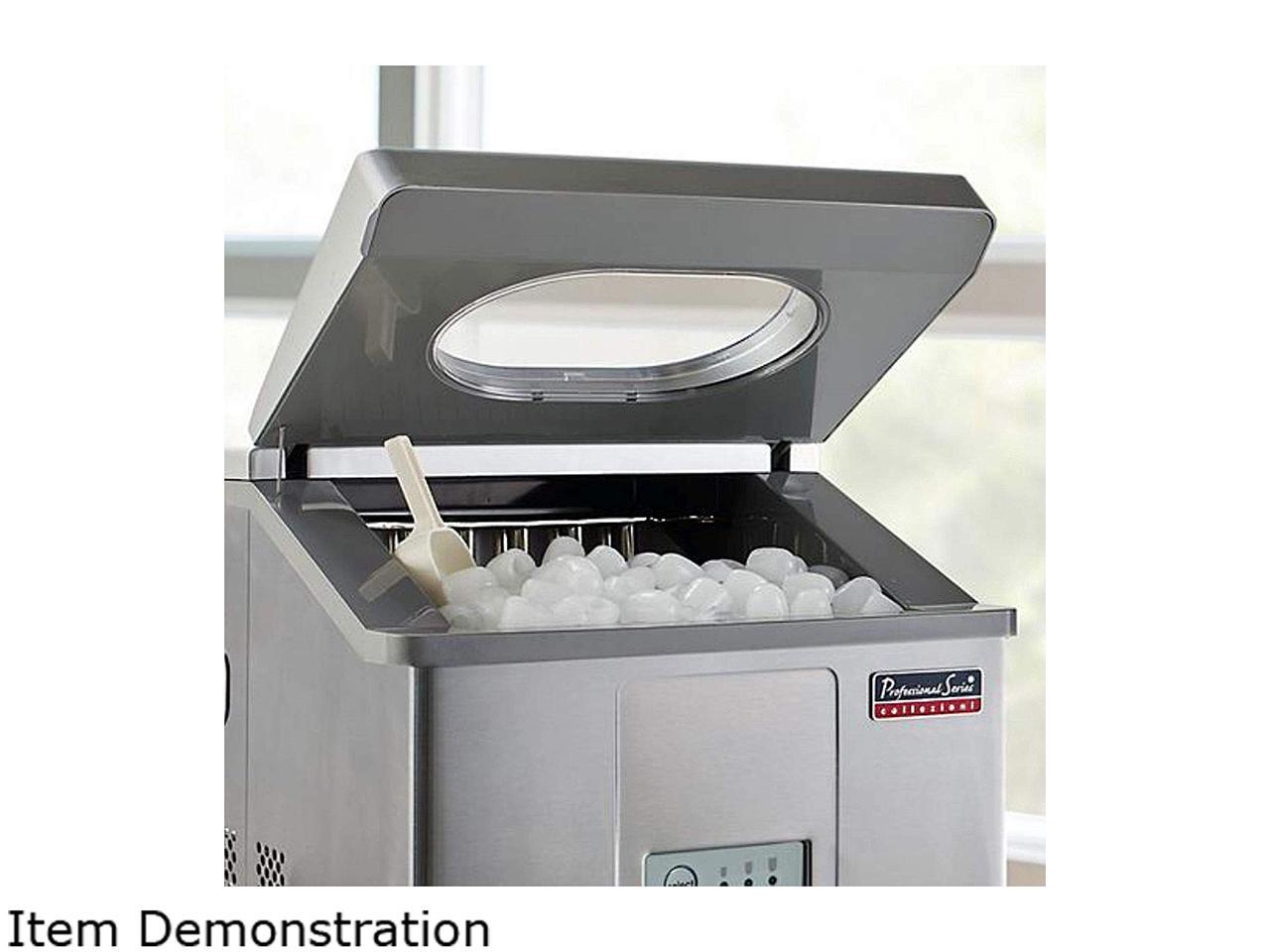 Continental Electric 33 lb. Portable Ice Maker, Stainless Steel PS78149