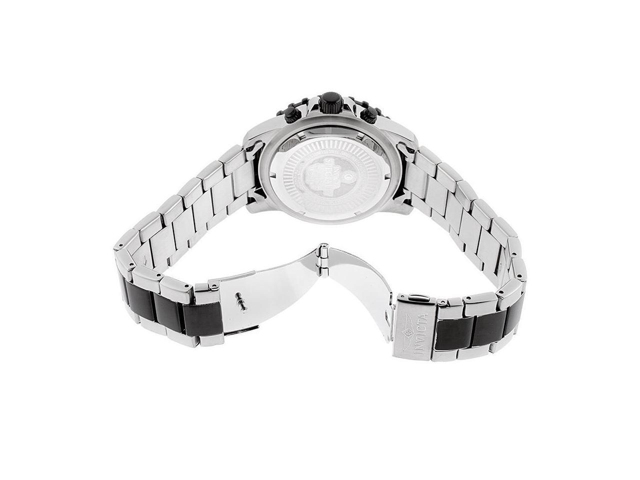 Men S Invicta Ii 1326 Chronograph Black Dial Two Tone Watch Newegg Com