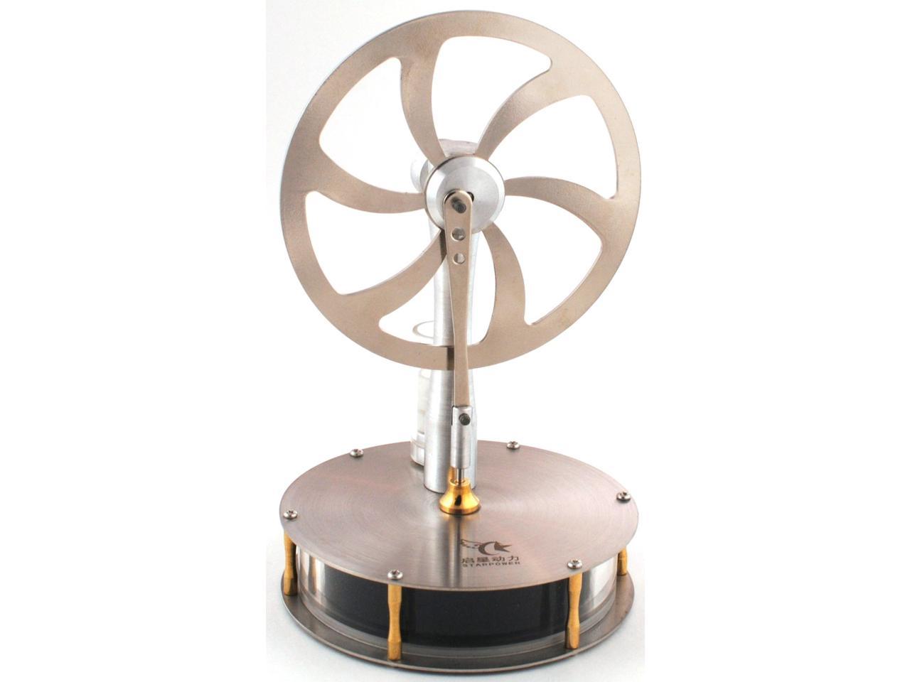 High Quality Low Temperture Windmill Shape Stainless Steel Stirling Engine Model 