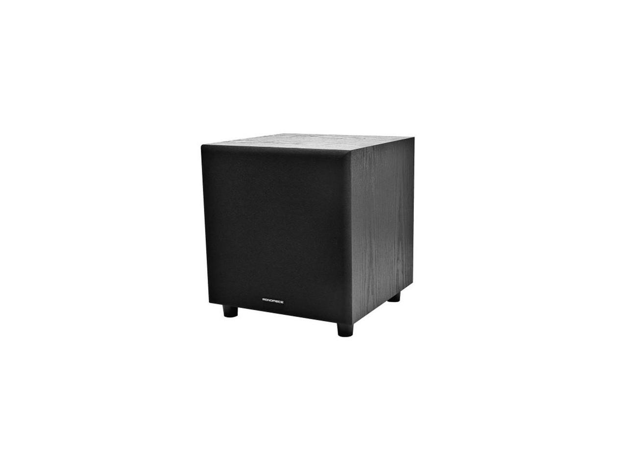 Monoprice 8inch Powered Subwoofer Black, 60Watt (RMS)