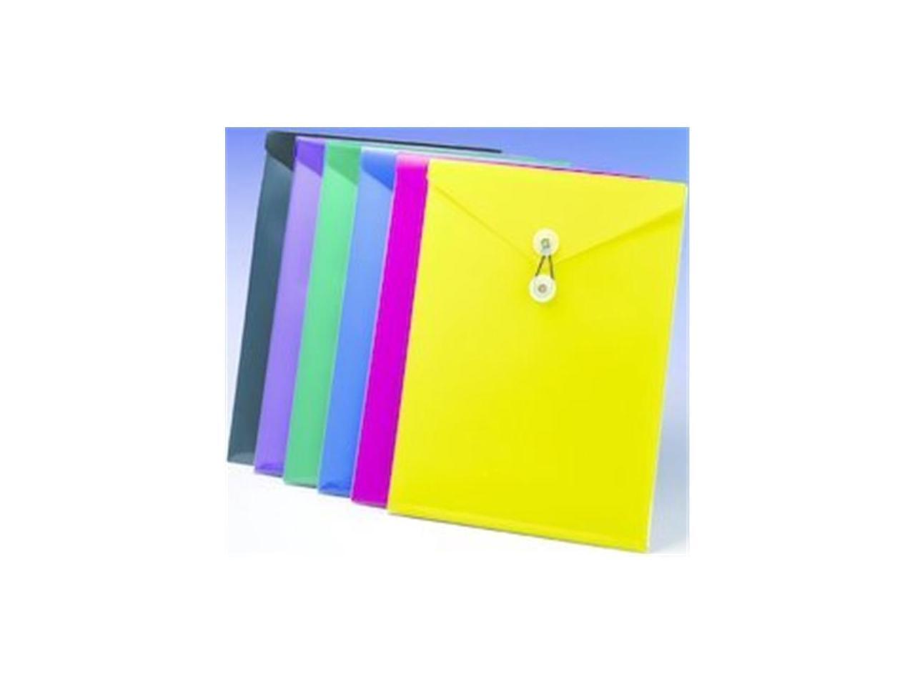Pendaflex ViewFront Poly Envelope 8.50” x 11”, Poly Blue, Black