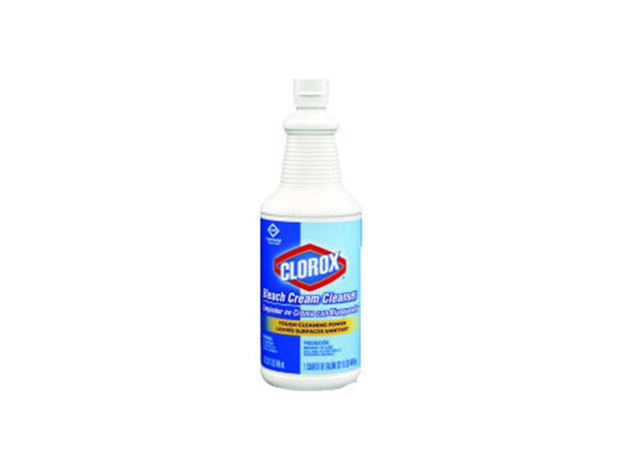 Clorox Clo 30613 Ultra Clorox Bleach Cream Cleanser, Fresh Scent, 1 Qt 