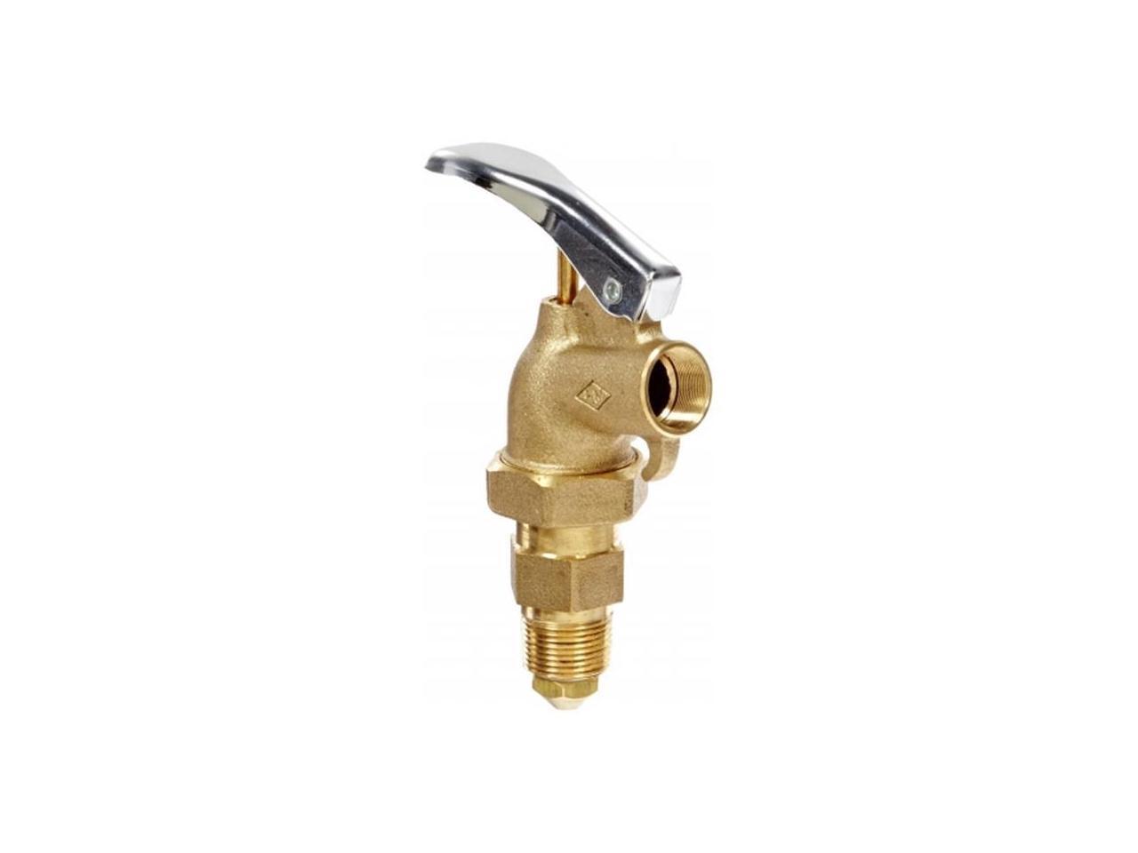 GAV 272037 Drum Faucet,3/4 In,SelfClosing,Brass