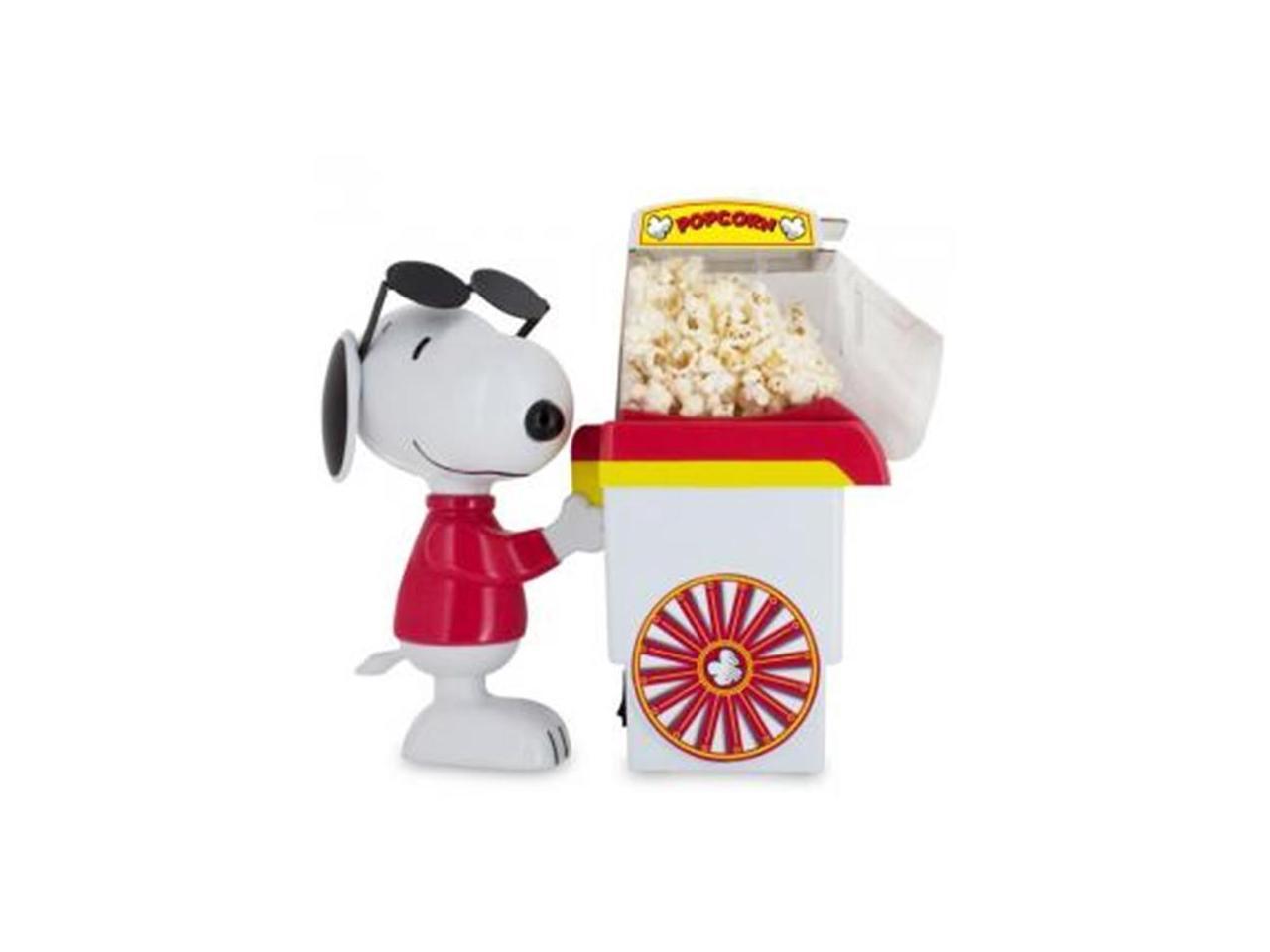 Smart PNP1 Peanuts Snoopy Popcorn Cart Air Popper, Red