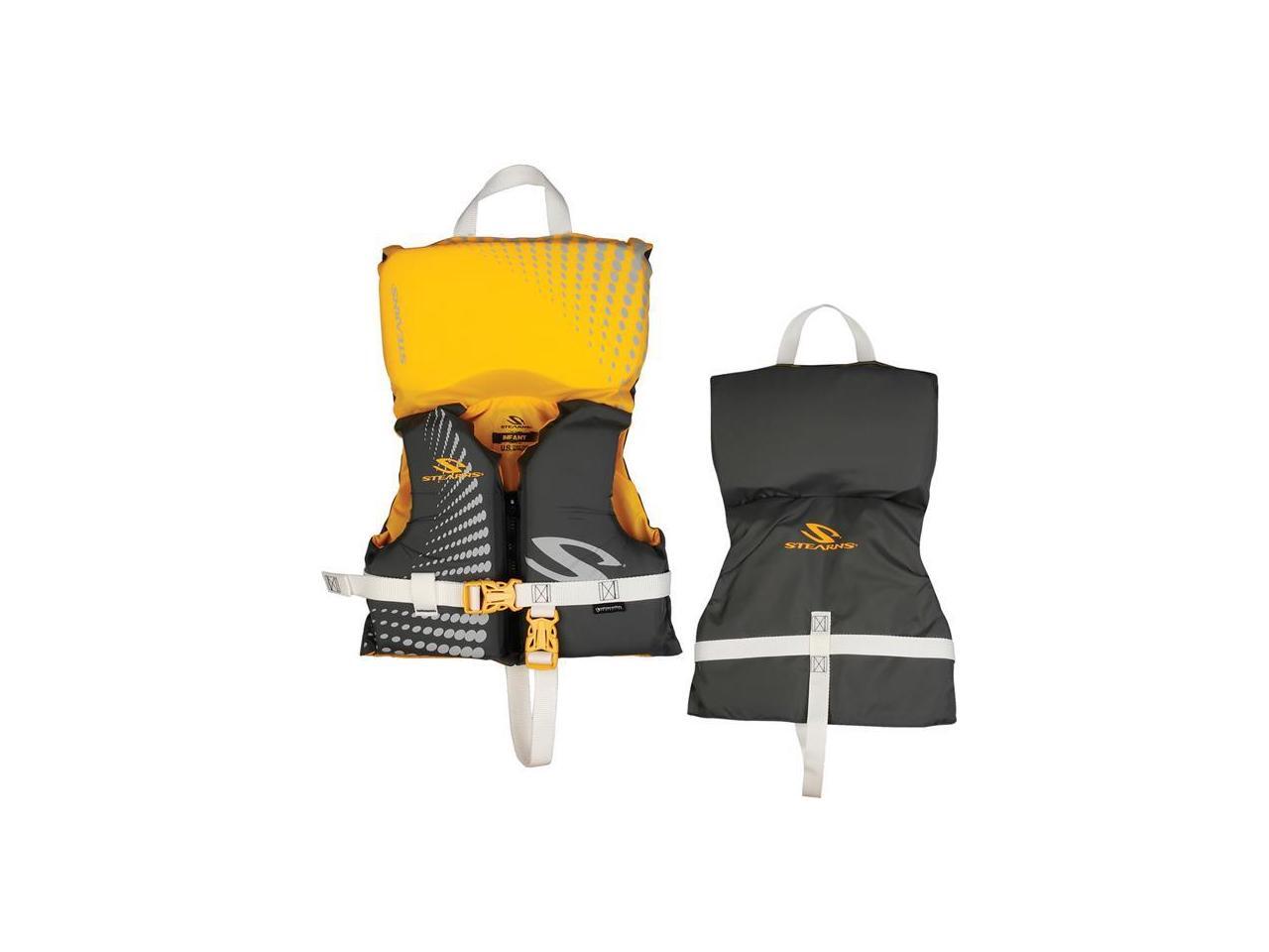 Stearns Infant Antimicrobial Nylon Life Jacket Up To 30Lbs Gold