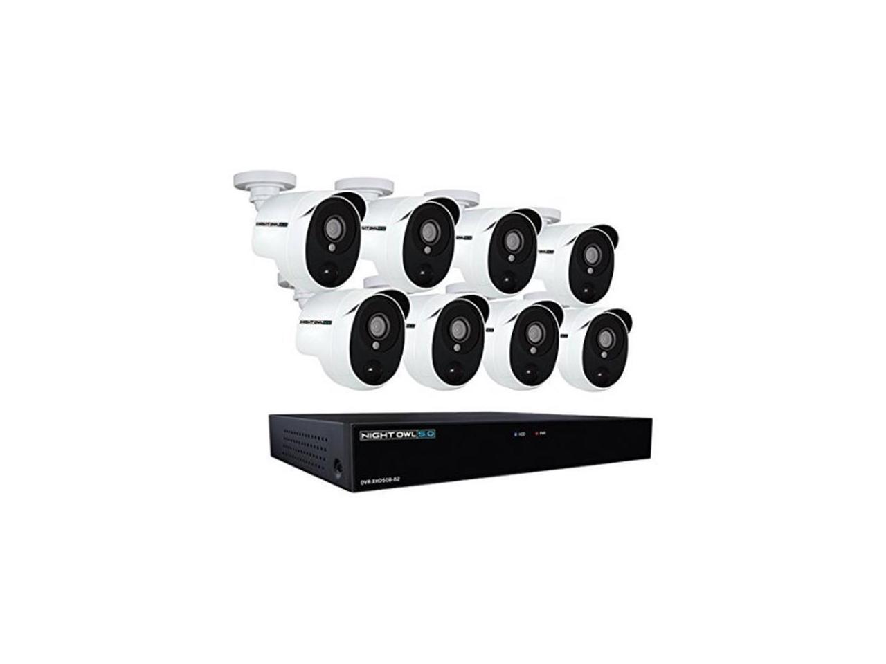 night owl 8 channel 5mp dvr wired security system