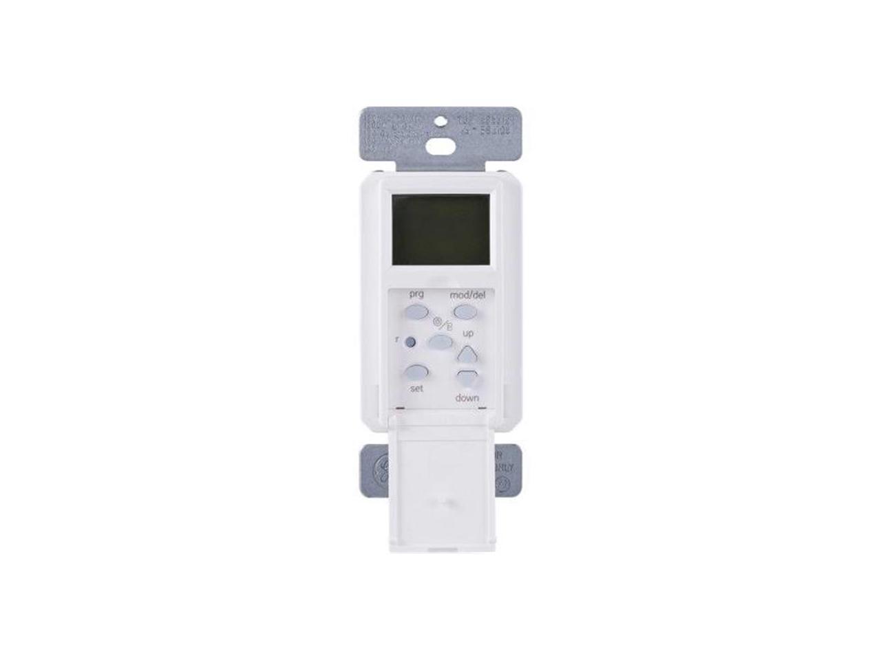 GE 32787 InWall 3Way Sunsmart Screw Terminal Digital Timer