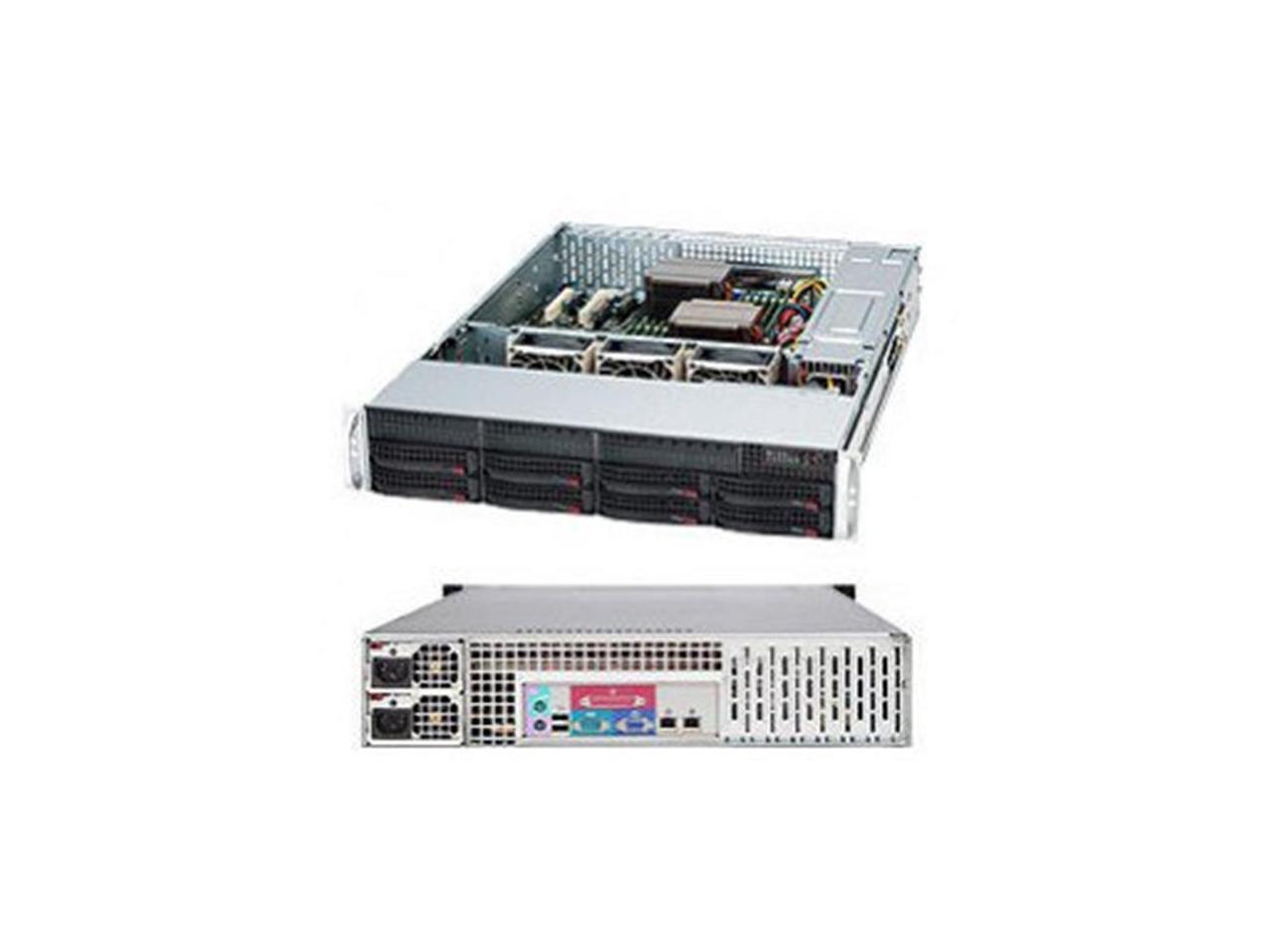 SUPERMICRO CSE-825TQC-R1K03LPB 2U Rackmount 2U General Purpose Server ...