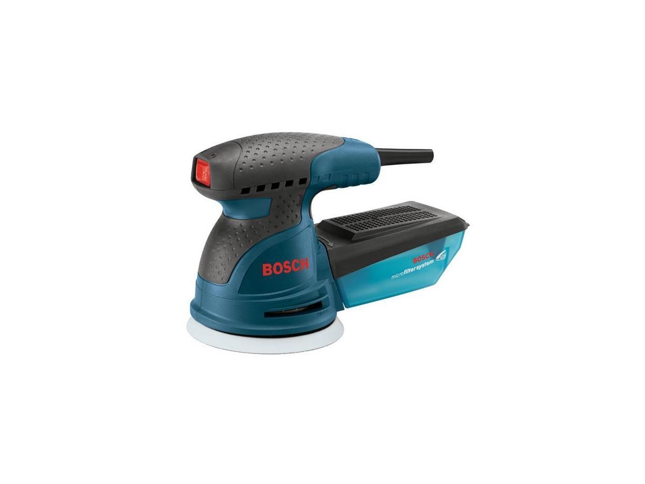 Bosch ROS20VSC 5 in. VS Palm Random Orbit Sander Kit with Canvas Carrying Bag