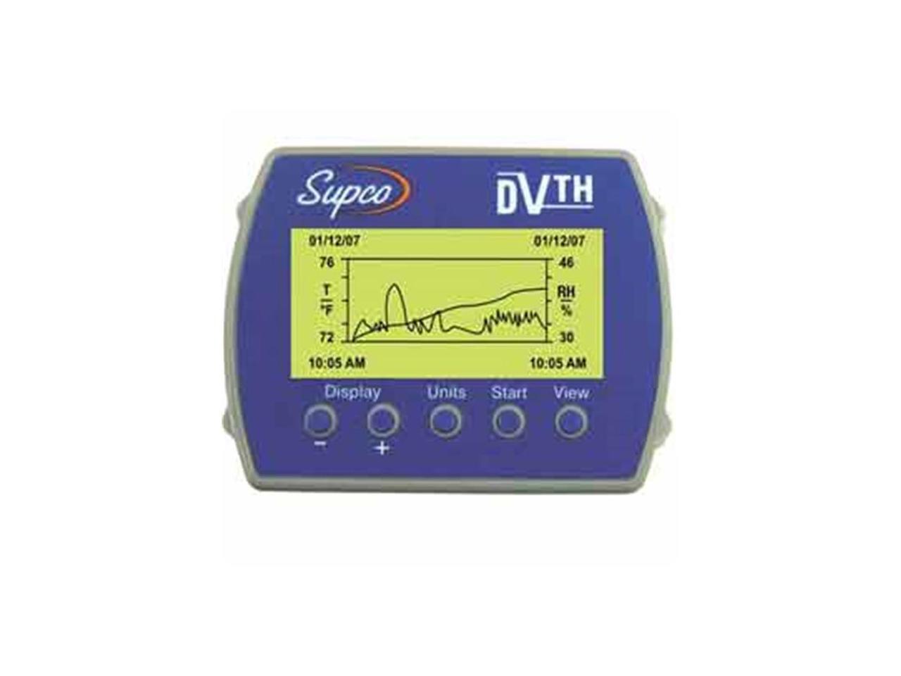 Supco Data View Logger, Temp and Humidity DVTH