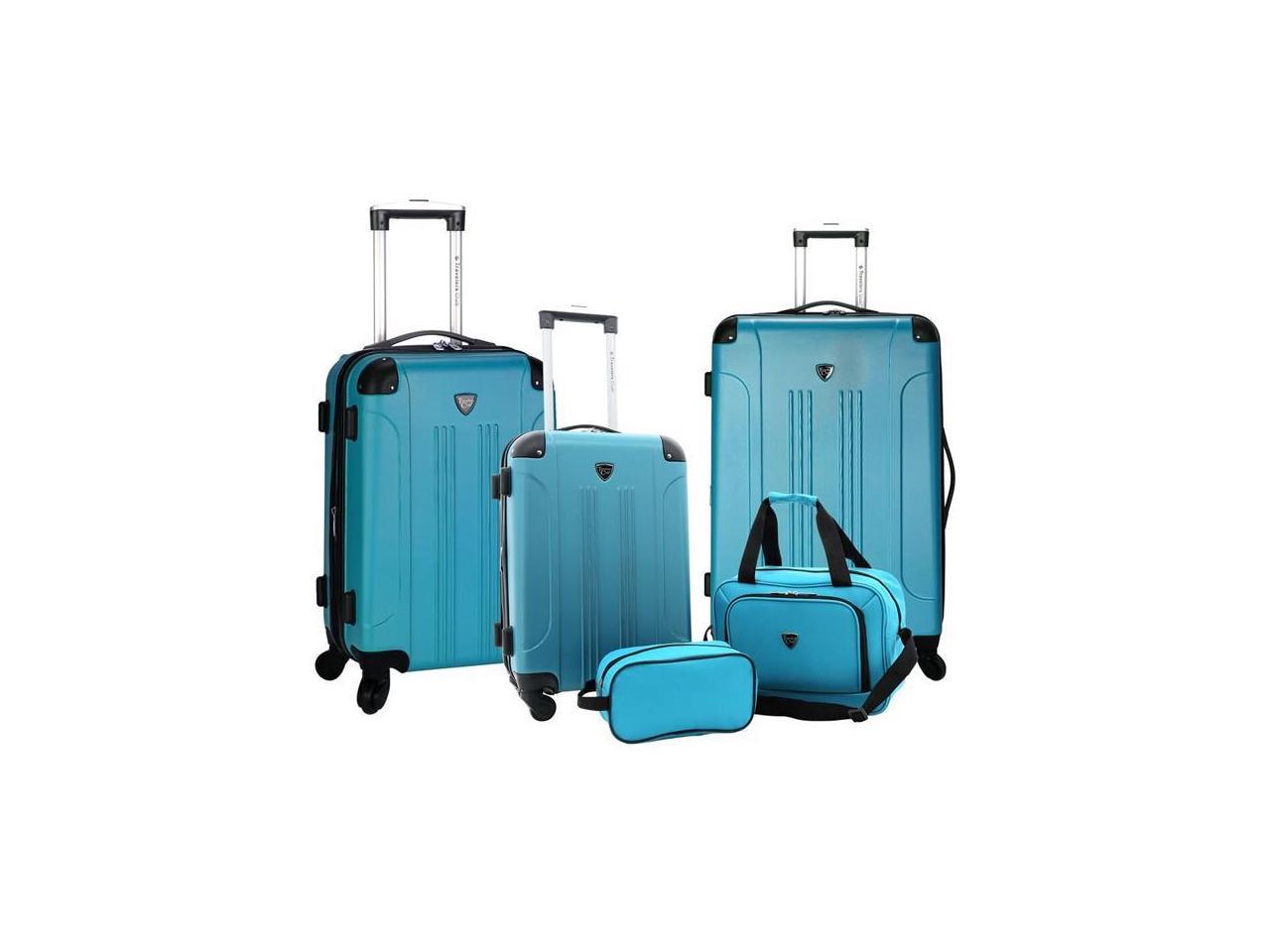 travelers club expandable top suitcase luggage