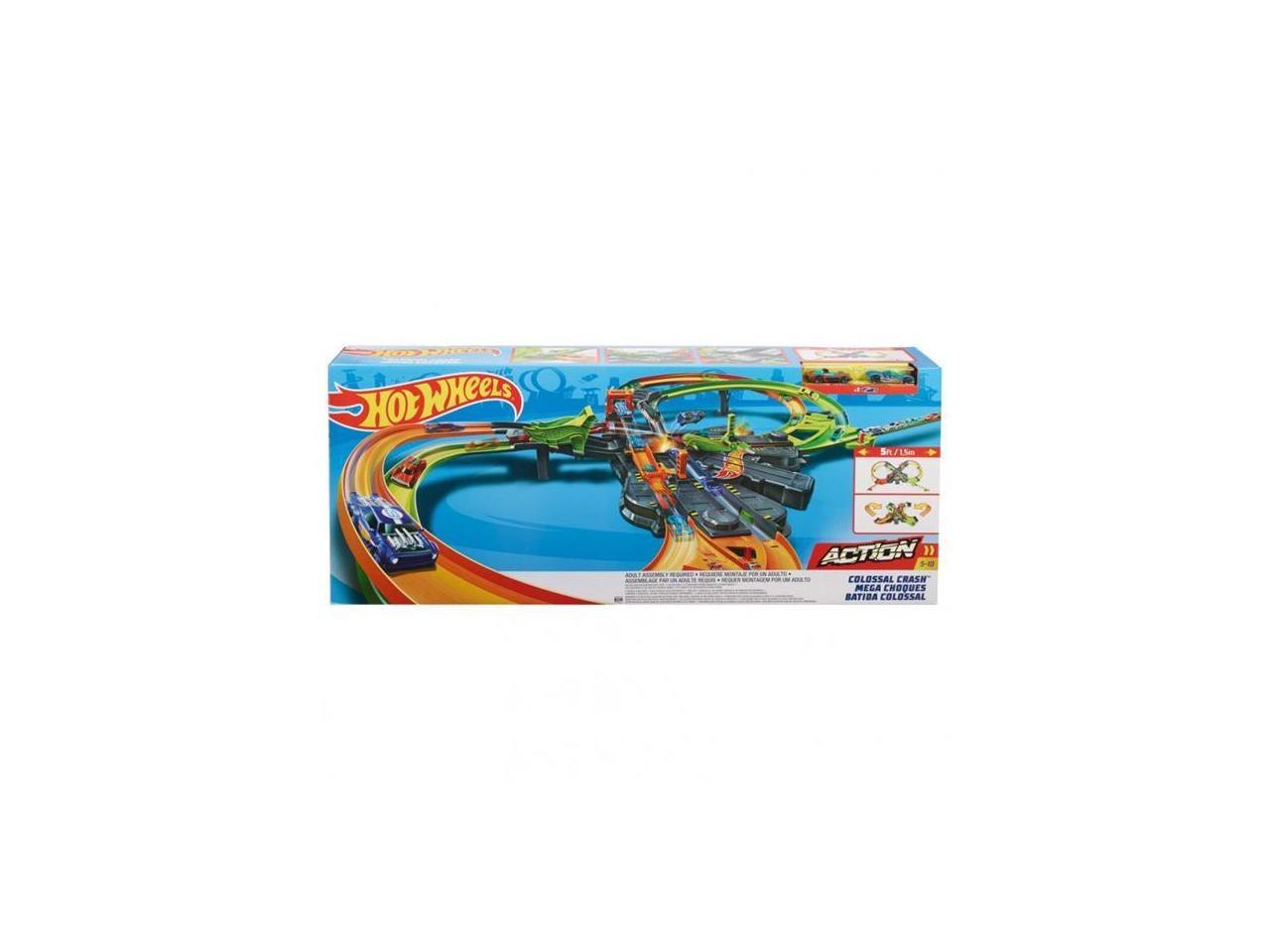 hot wheels colossal crash track set