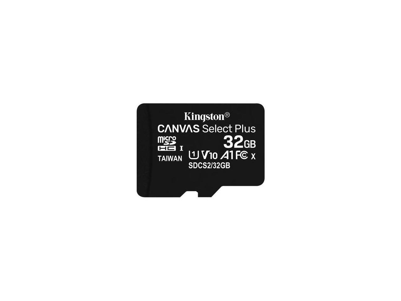 Карта памяти kingston canvas select plus microsdhc 32 гб sdcs2 32gbsp