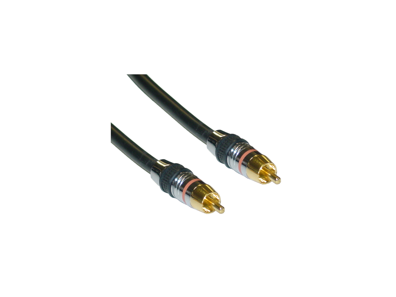 Cable Wholesale Digital Coaxial RCA Cable Premium Grade 24K Gold 75ohm
