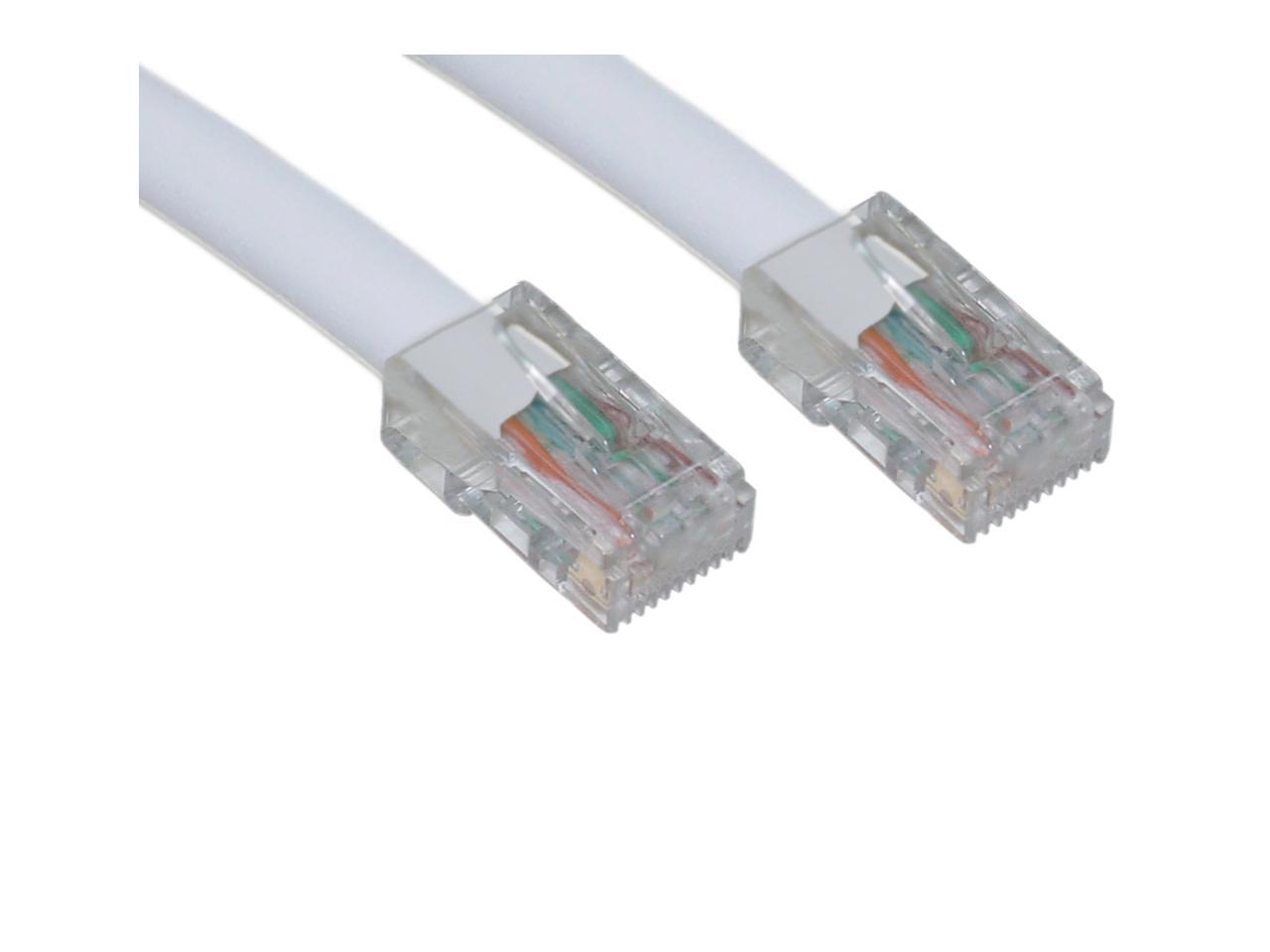 Red 4 Pack ACL 1 Feet Cat6 RJ45 Bootless Ethernet Patch Cable