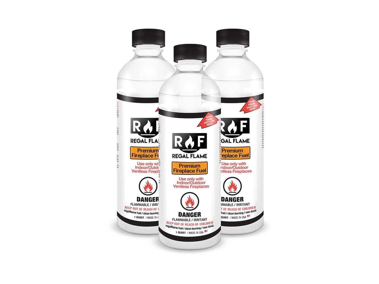 Regal Flame Elite Bio Ethanol Fireplace Fuel 3 Pack Indoor/Outdoor