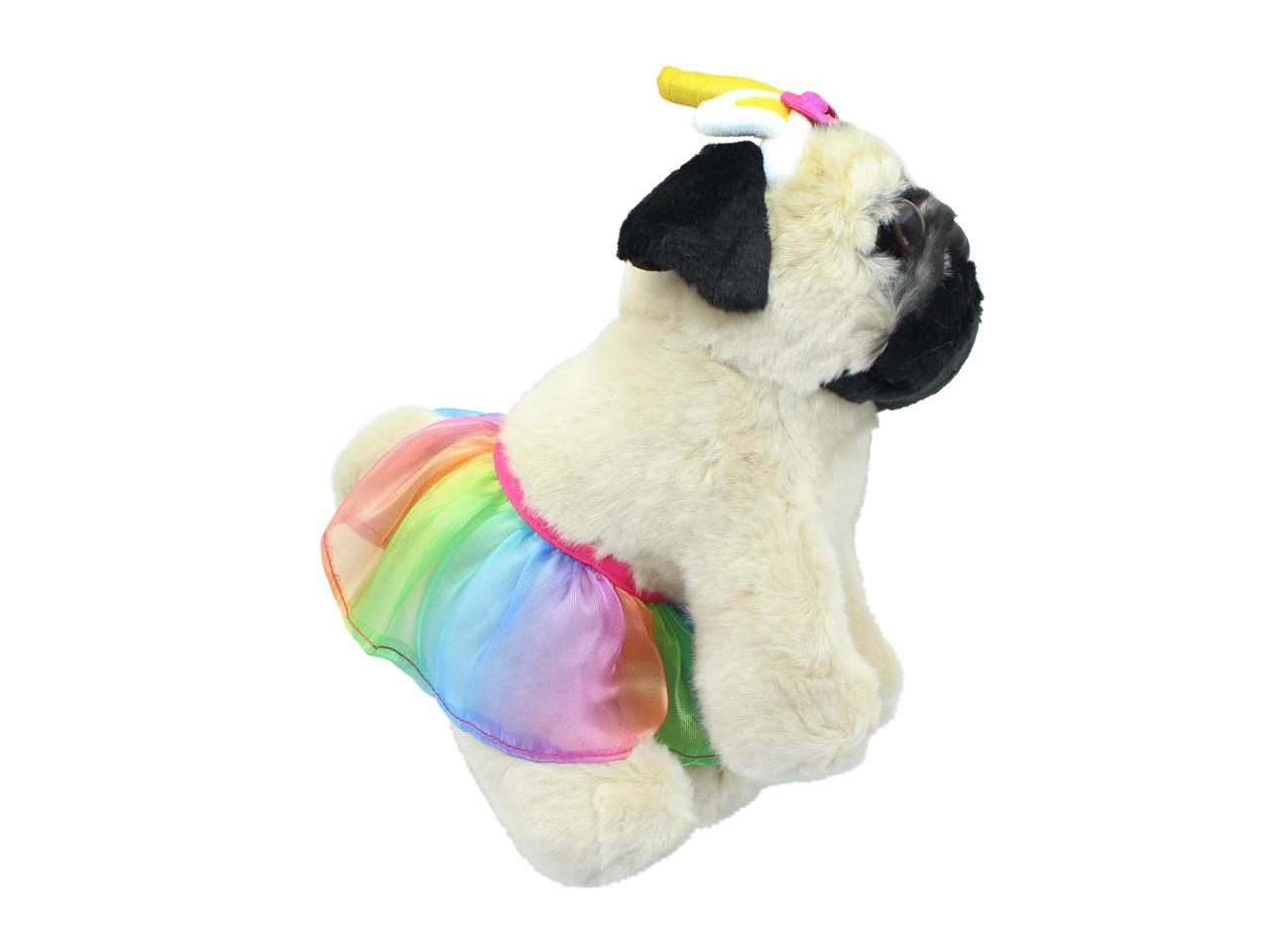 Doug The Pug Unicorn Tutu 9 Inch Plush Animal