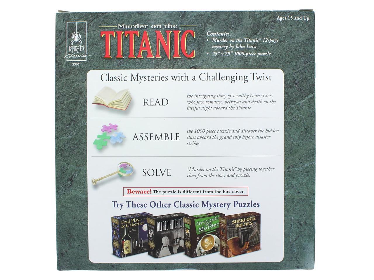 Murder on the Titanic Mystery Jigsaw Puzzle - 1000-Piece ...