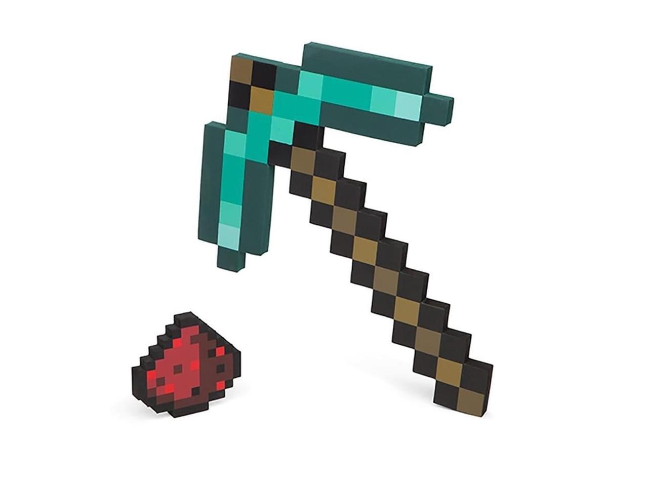 Minecraft Diamond Pickaxe And Redstone Dust Adventure Kit Newegg Com