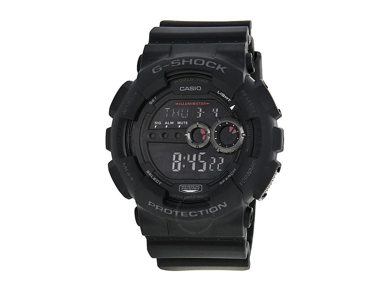mens black g shock