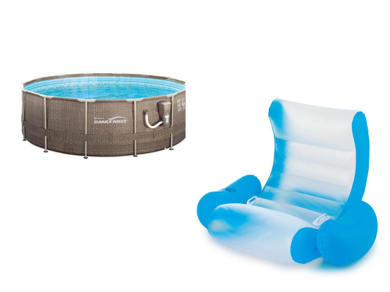 summer waves inflatable fountain pool